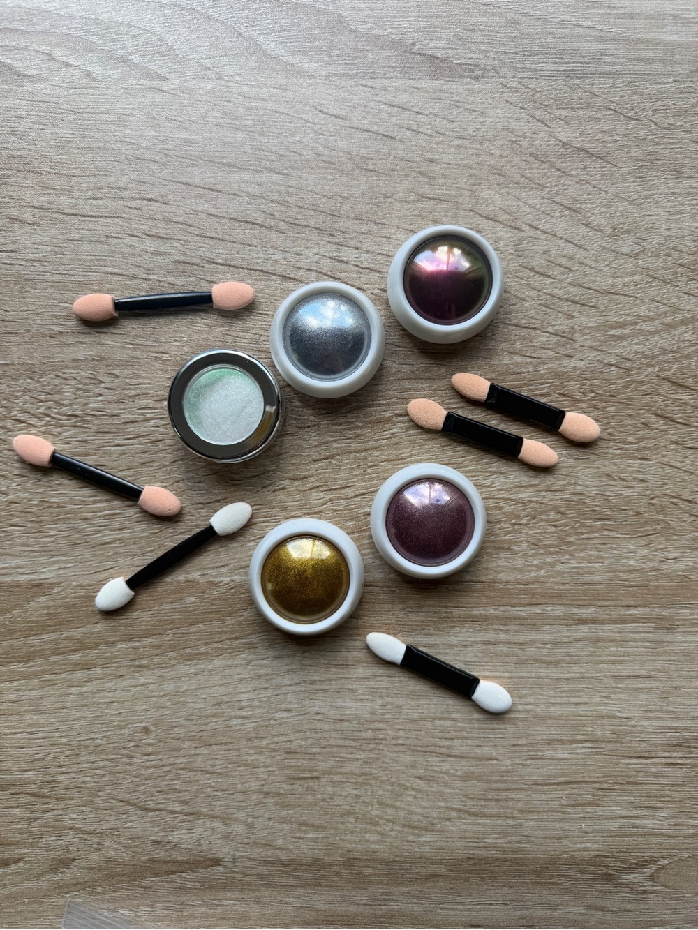 Shimmer Nail powder x9 with applicators